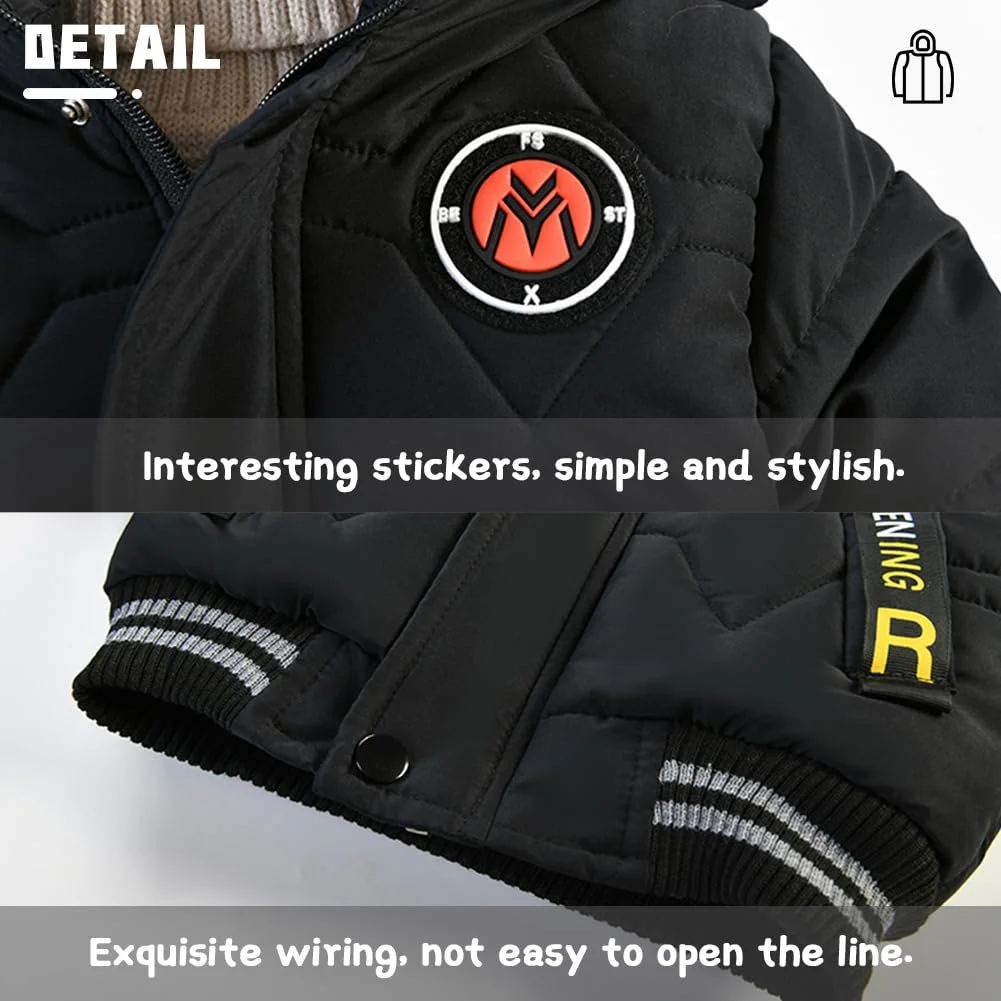 Зимова куртка для хлопчиків YFPICO Тепла стьобана, фото №5