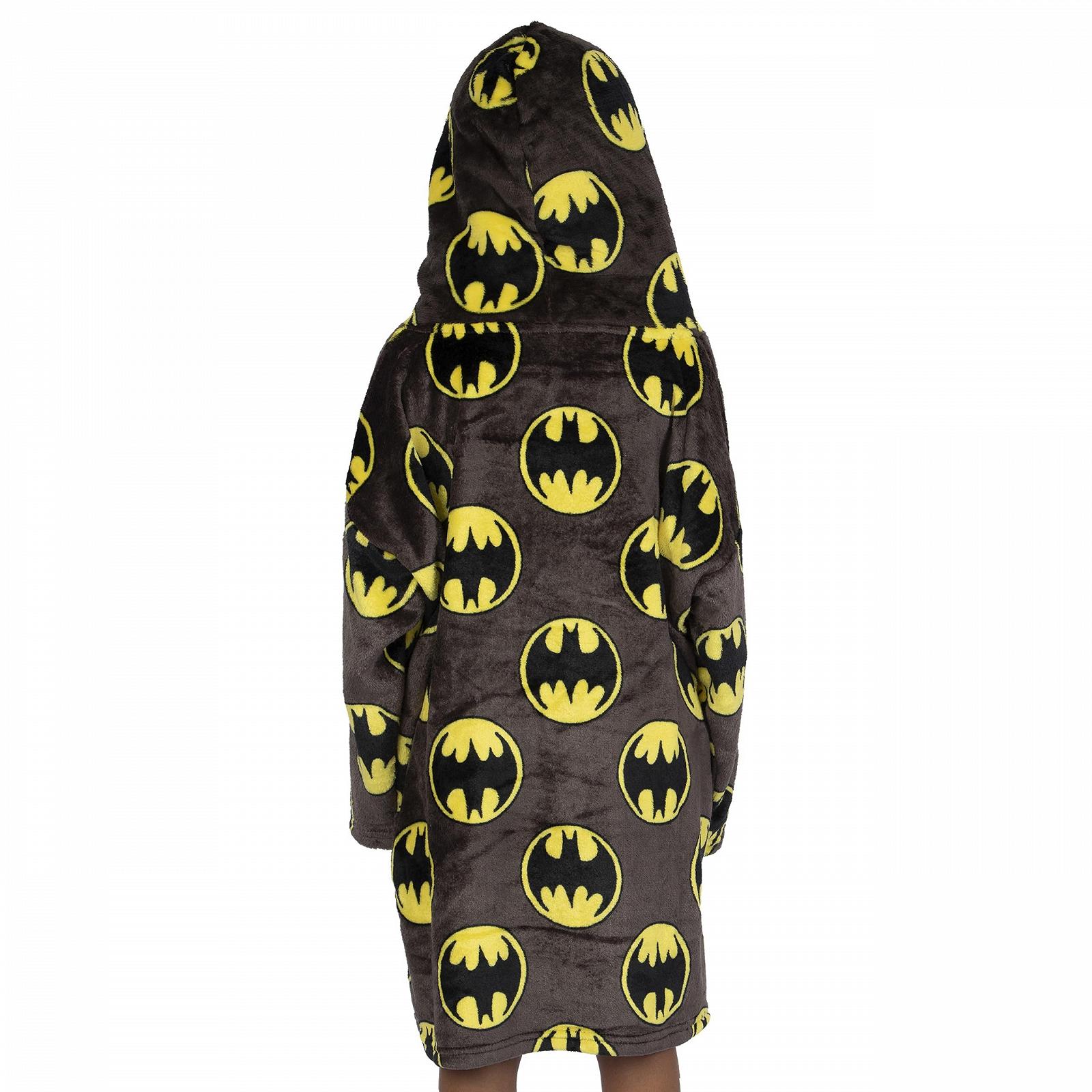Детский Толстовка-одеяло DC Comics Batman Cерый, фото №4