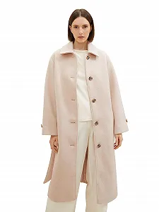 Пальто TOM TAILOR с поясом - Фото 1