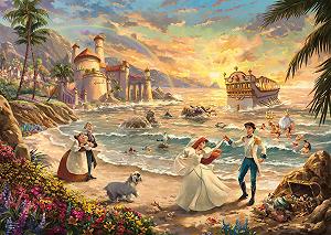 Купить Пазл Schmidt Spiele Disney Thomas Kinkade Ariel The Little Mermaid Celebration of Love 1000 элементов (58036) - Фото 1 Пазл Schmidt Spiele Disney Thomas Kinkade Ariel The Little Mermaid Celebration of Love 1000 элементов (58036) - Фото 1