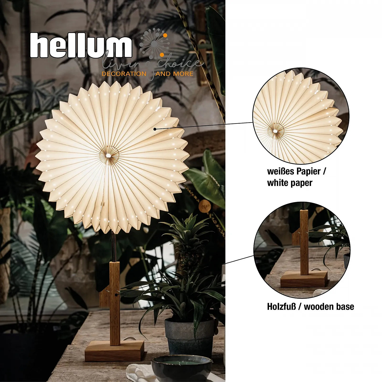 Настольная лампа hellum Sunny 578744 LED 60 см White, фото №3