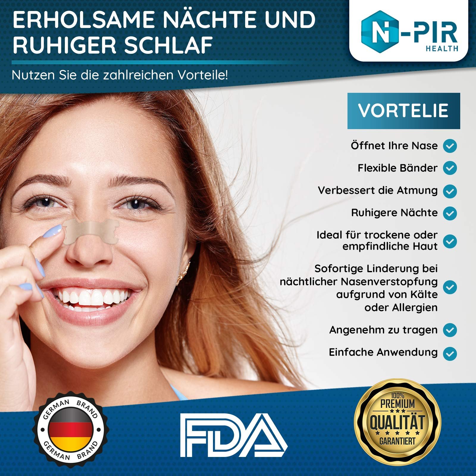 Пластирі для носа Проти хропіння, упаковка 30 штук, фото №2 Пластирі для носа Проти хропіння, упаковка 30 штук, фото №2