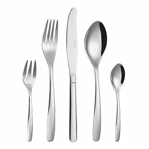 Купити Набір столових приборів Russell Hobbs Florence для 4 осіб, 20 предметів: ніж, виделка, кондитерська виделка, десертна ложка, чайна ложка, нержавіюча сталь 18/0 - Фото 1 Набір столових приборів Russell Hobbs Florence для 4 осіб, 20 предметів: ніж, виделка, кондитерська виделка, десертна ложка, чайна ложка, нержавіюча сталь 18/0 - Фото 1