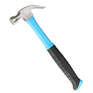 Молоток-гвоздодер Steel Framing Hammer Long Handle Стальной Синий - Фото 1