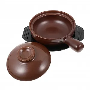 Кастрюля SOIMISS керамическая с ручкой термостойкая для дома и ресторана - Фото 1