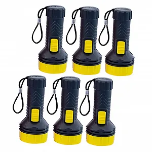 Ліхтарик Міні LED Дитячий для школи, вечірок, надзвичайних ситуацій, для вулиці, ABS, набір 6 штук - Фото 1