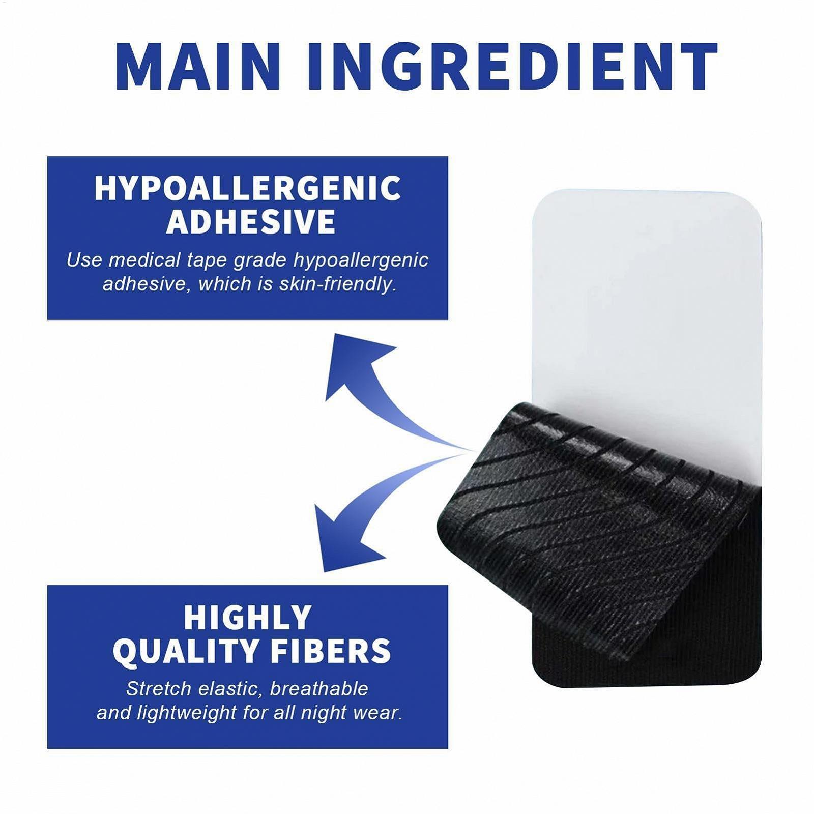 Смужки для сну для рота, 30 шт, для дихання носом, запобігають гучному хропінню, покращують сон, фото №5