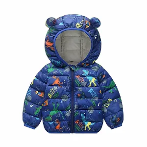 Зимова куртка для дівчат і хлопчиків, довга куртка-пуховик - Фото 1