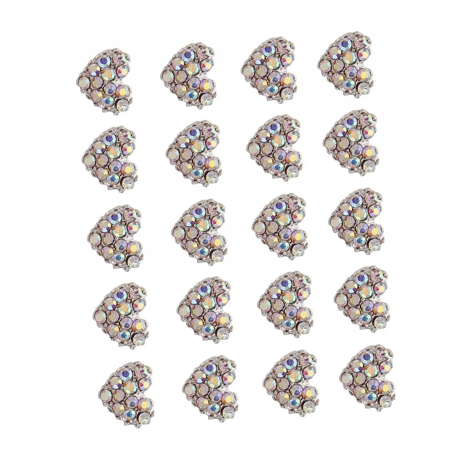 Стрази Прикраса для нігтів Серце MERRYHAPY. Форма серця, фото №1