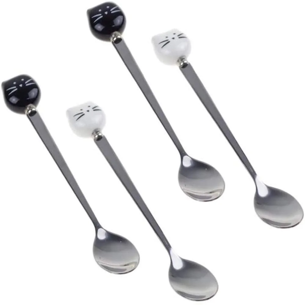 Ложка Ayomi Котяча, набір 4 шт, фото №1