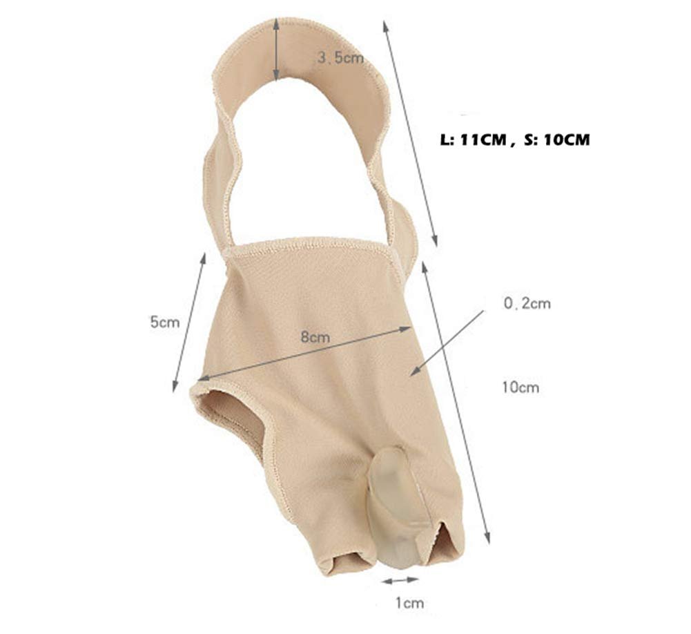 Шина для підтримки великого пальця стопи з гелевою підкладкою 2 шт. Ортопедична, фото №3