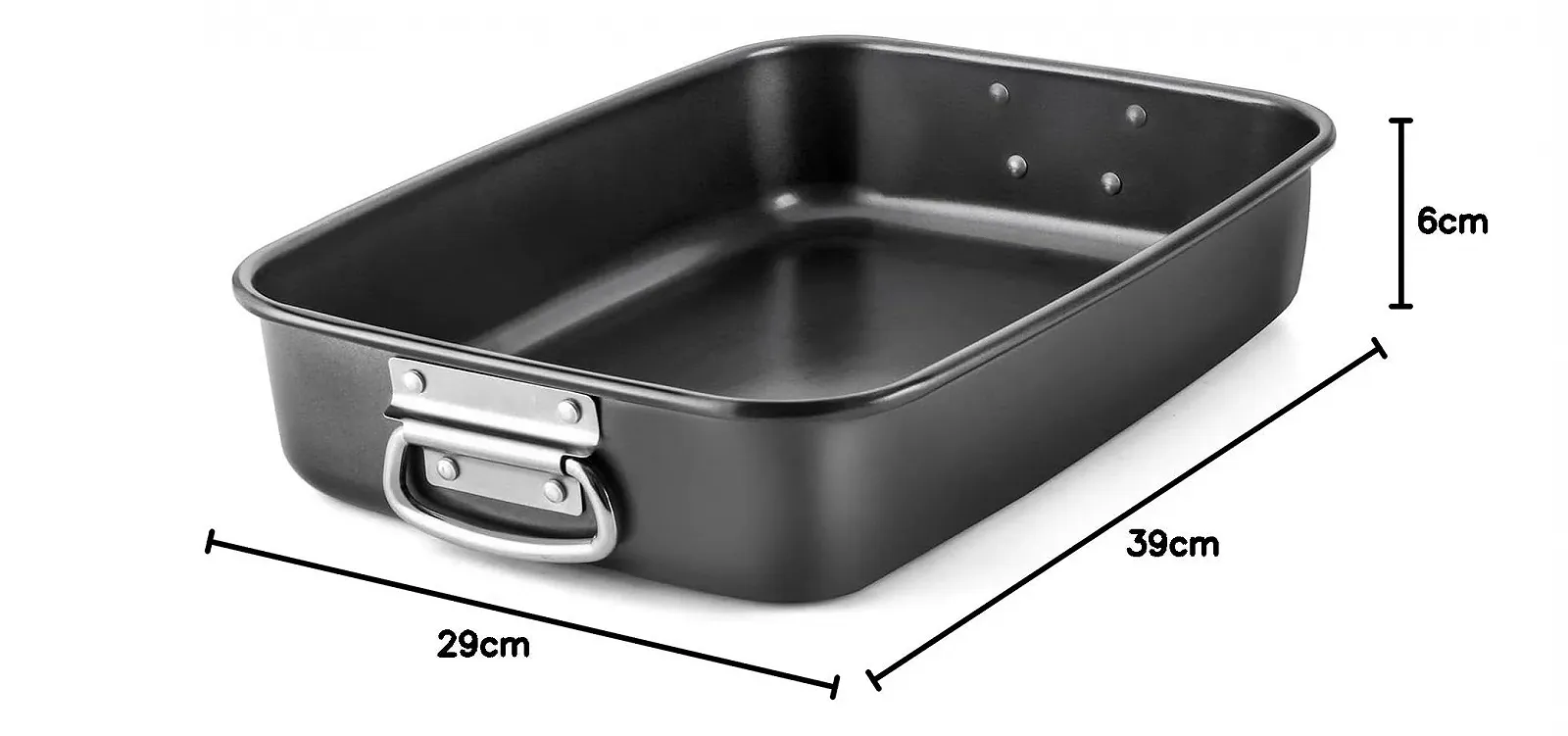 Форма для запікання MGE Сталева з антипригарним покриттям 39 x 29 см, фото №10