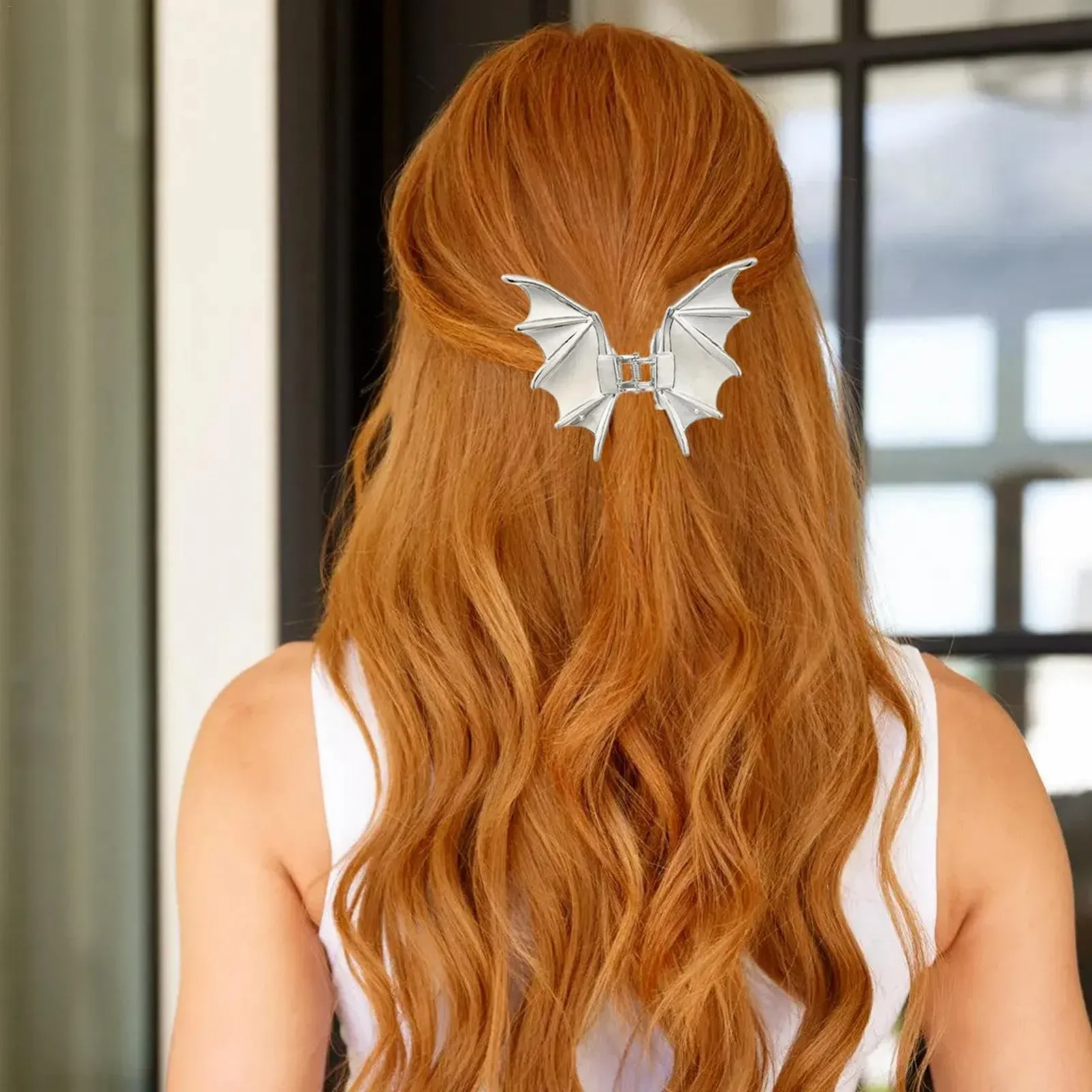 Заколки для волос в виде крыльев летучей мыши - Нескользящие заколки для волос в виде крыльев, Металлические заколки для волос в виде крыльев летучей мыши, Заколка для волос в виде крыльев летучей мыши для взрослых, для всех возрастов, фото №3 Заколки для волос в виде крыльев летучей мыши - Нескользящие заколки для волос в виде крыльев, Металлические заколки для волос в виде крыльев летучей мыши, Заколка для волос в виде крыльев летучей мыши для взрослых, для всех возрастов, фото №3