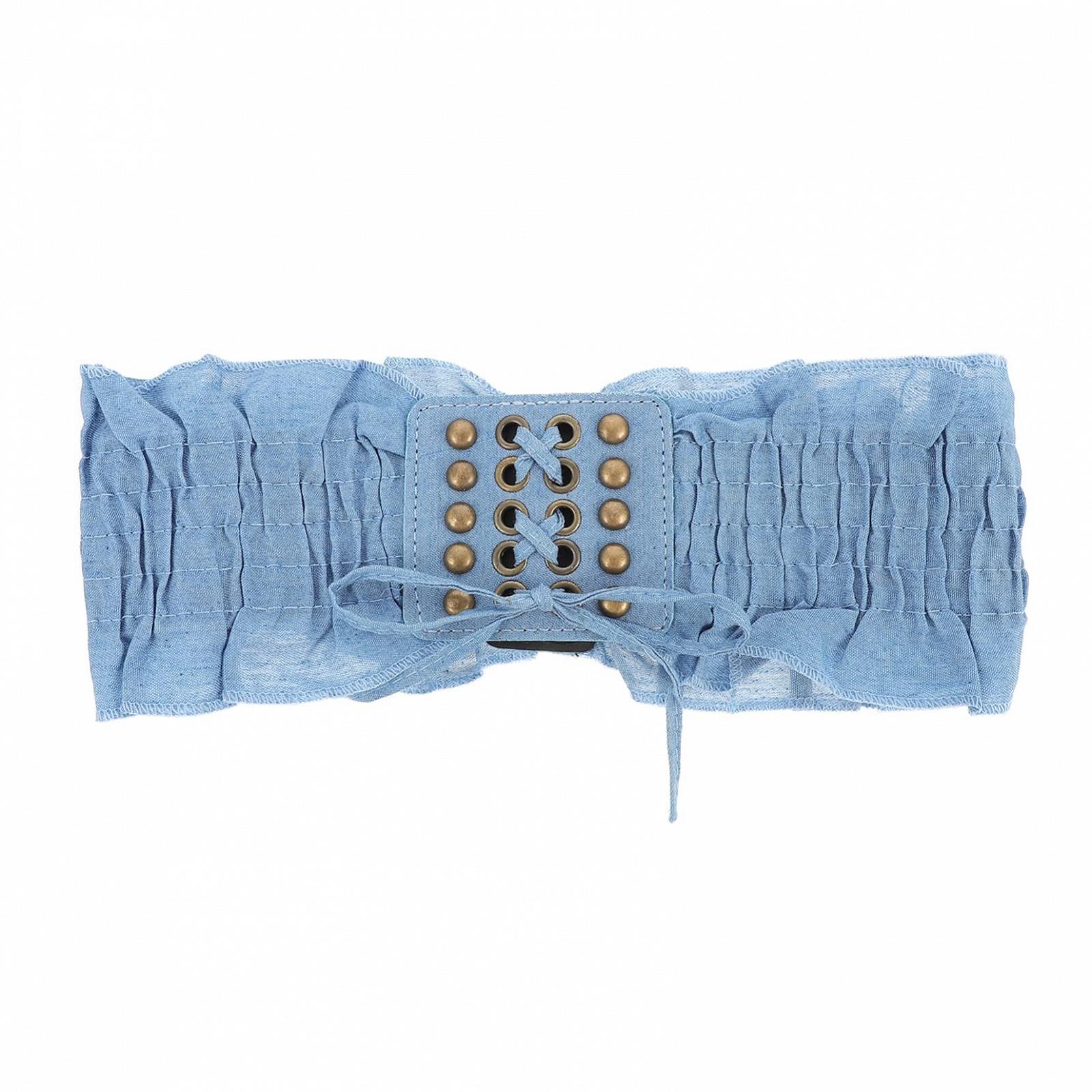 Пояс WRITWAA Macrame Эластичный Синий, фото №1