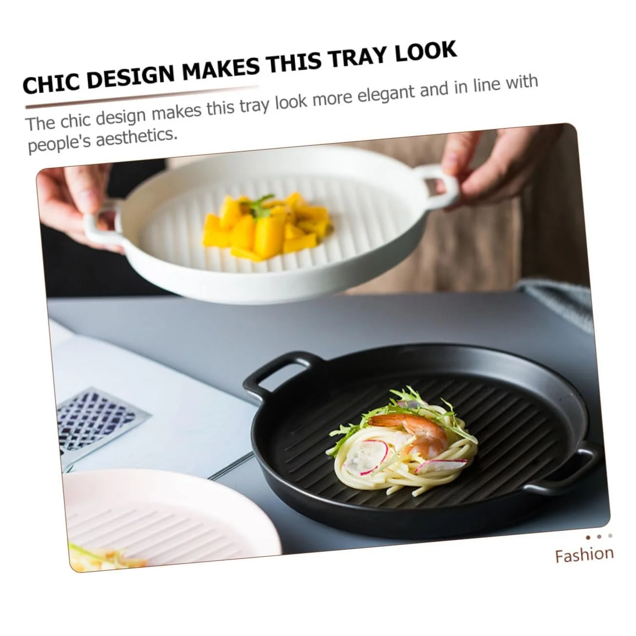 Форма для запекания Zerodeko керамическая круглая с двойными ручками термостойкая, фото №8