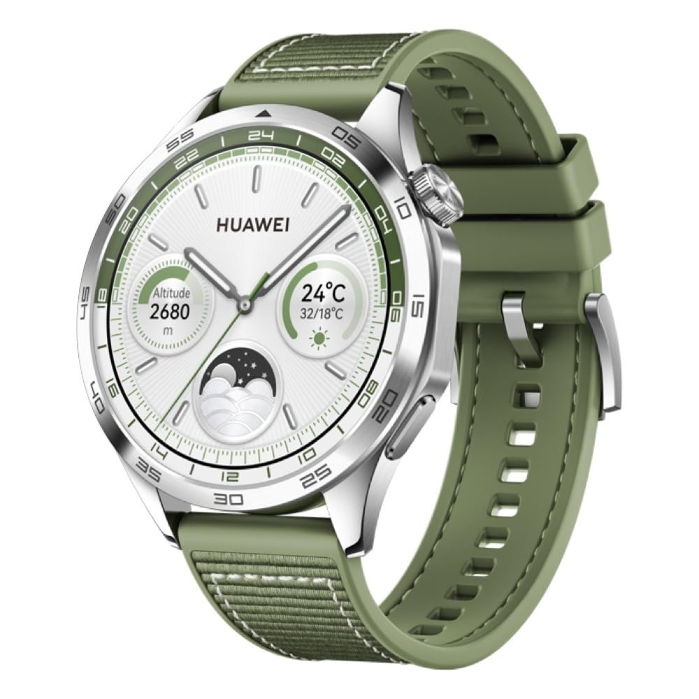 Смарт-годинник HUAWEI WATCH GT 4 46mm, зелений, фото №1
