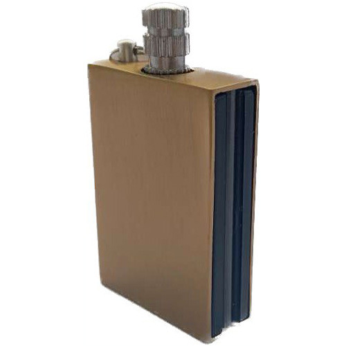 Спичка вечная бензиновая Dolphin HL-83 Gold без узоров Зажигалка карманная, фото №1