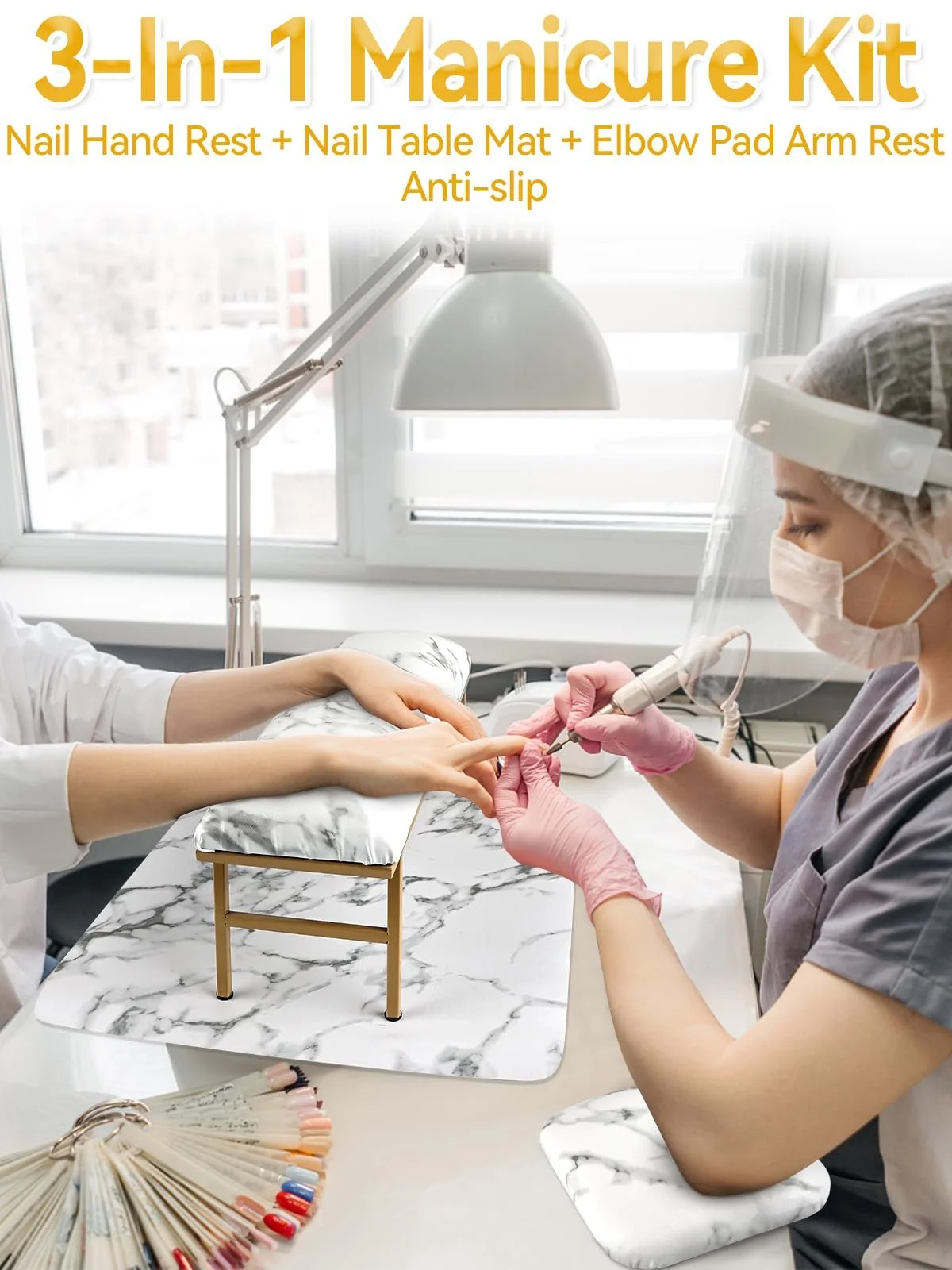 Подставка для рук маникюрная EBANKU Мрамор, фото №7 Подставка для рук маникюрная EBANKU Мрамор, фото №7