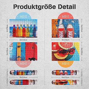 Набір пазлів MISITU Summer Theme 4 шт. по 150 елементів міні для дорослих synthetic.ua - Фото 1