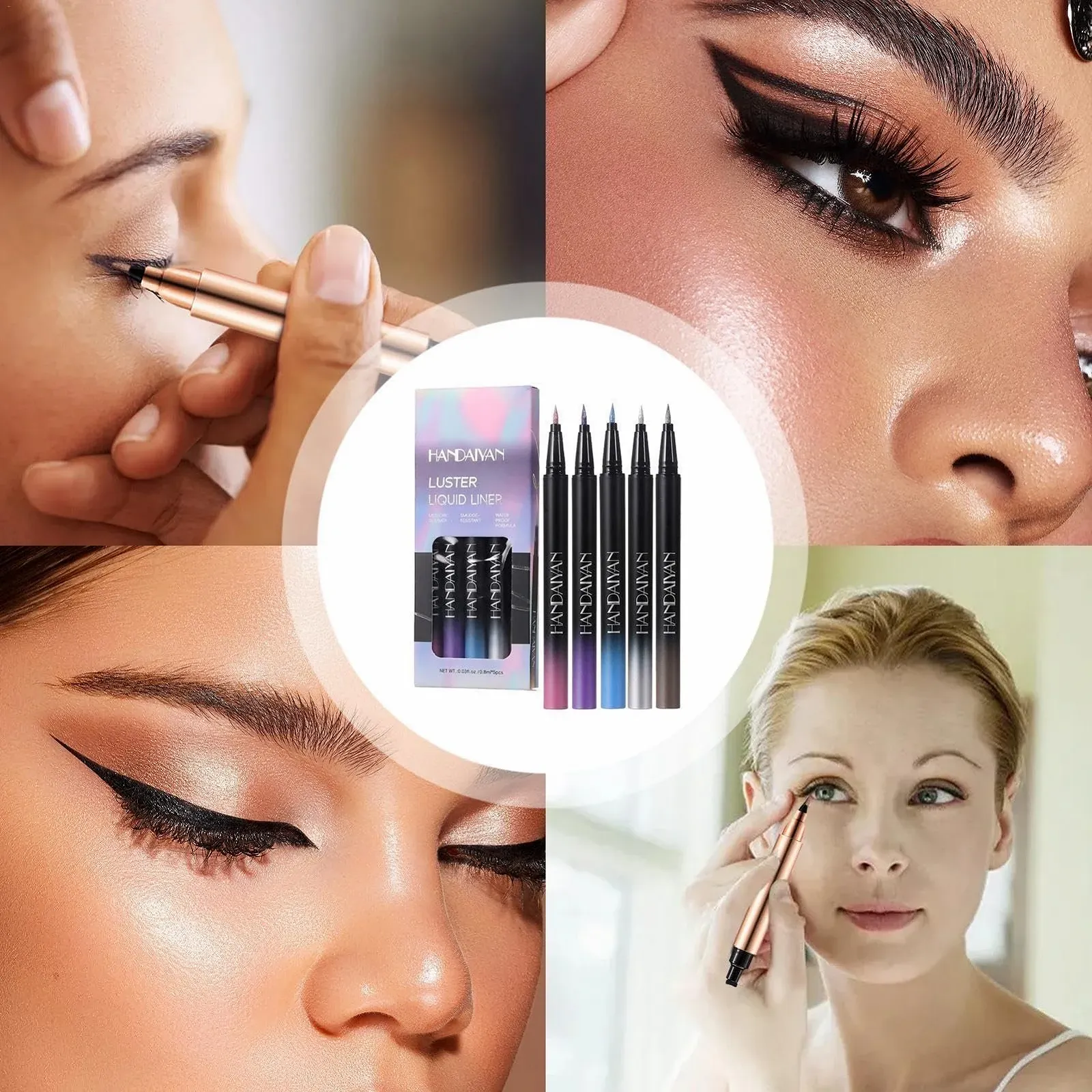 Набір підводок для очей Glitzer Eyeliner Stift Dance, фото №5