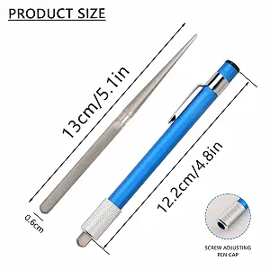 Точильний камінь алмазний для серрейторів портативний багатофункціональний у формі ручки synthetic.ua - Фото 1