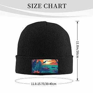 Шапка-бини с тропическим рисунком для женщин, зимняя теплая вязаная цена на synthetic.ua - Фото 1 Шапка-бини с тропическим рисунком для женщин, зимняя теплая вязаная synthetic.ua - Фото 1