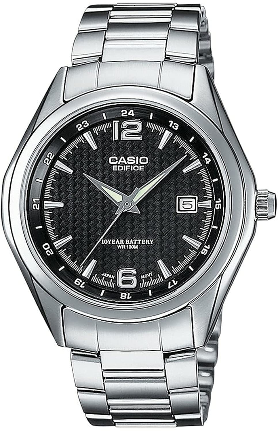 Годинник Casio EF-121D-1AVEG Аналогові Сріблястий Браслет, фото №1