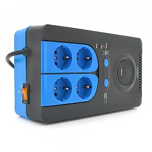 Стабілізатор напруги релейний Green Wave Winchester 500VA 4xShuko DC140-260V, AC220±8%, BOX - Фото 1