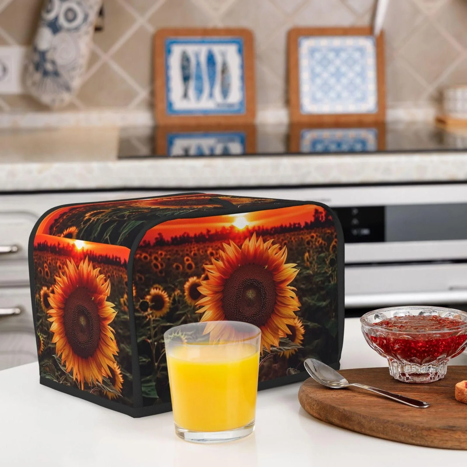 Чохол для тостера Sunset Sunflower на 2 скибки Універсальний розмір, фото №6 Чохол для тостера Sunset Sunflower на 2 скибки Універсальний розмір, фото №6