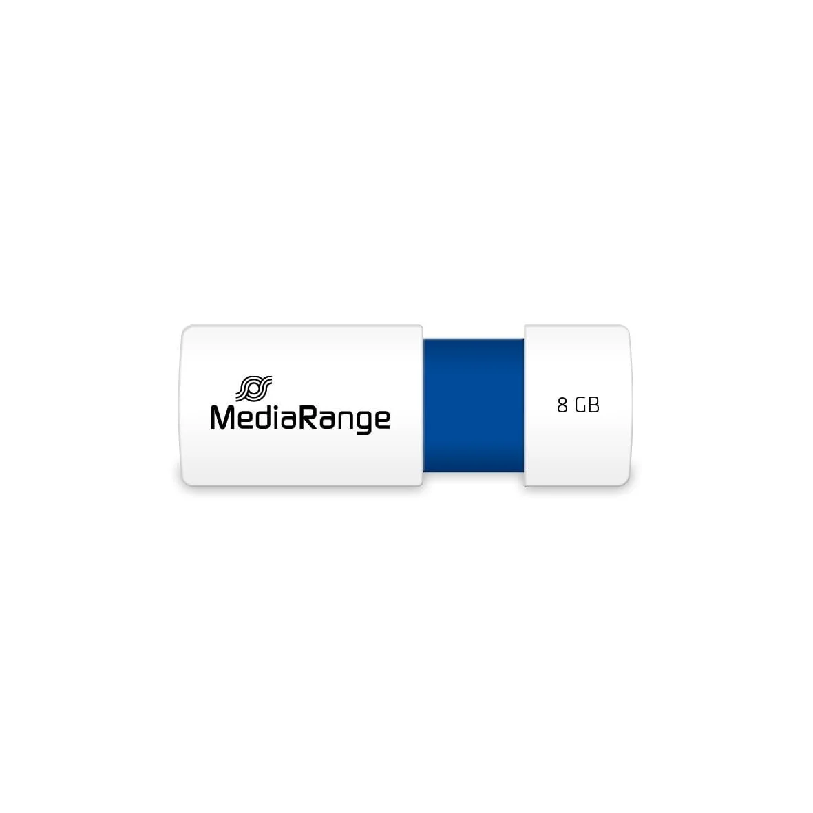 USB-накопичувач MediaRange MR971 8 ГБ USB 2.0 White, фото №3