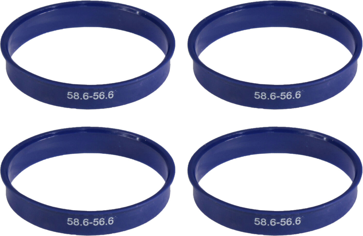 Кільця центрувальні для колісних дисків 58.6-56.6 Walline термопластик WL, фото №1