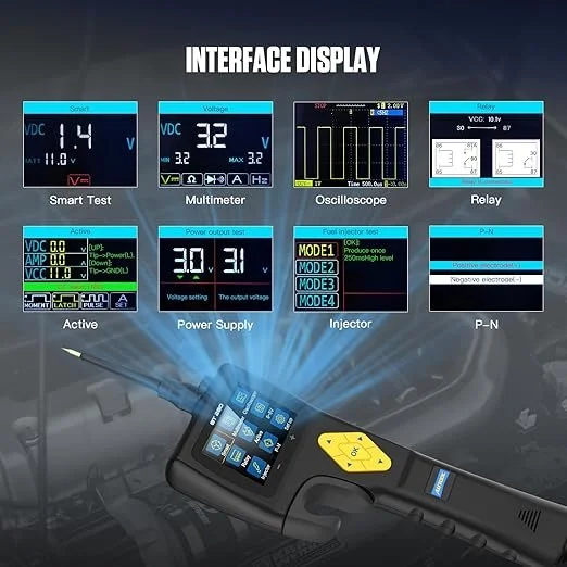 Тестер-осциллограф AUTOOL BT280 Черный, фото №7