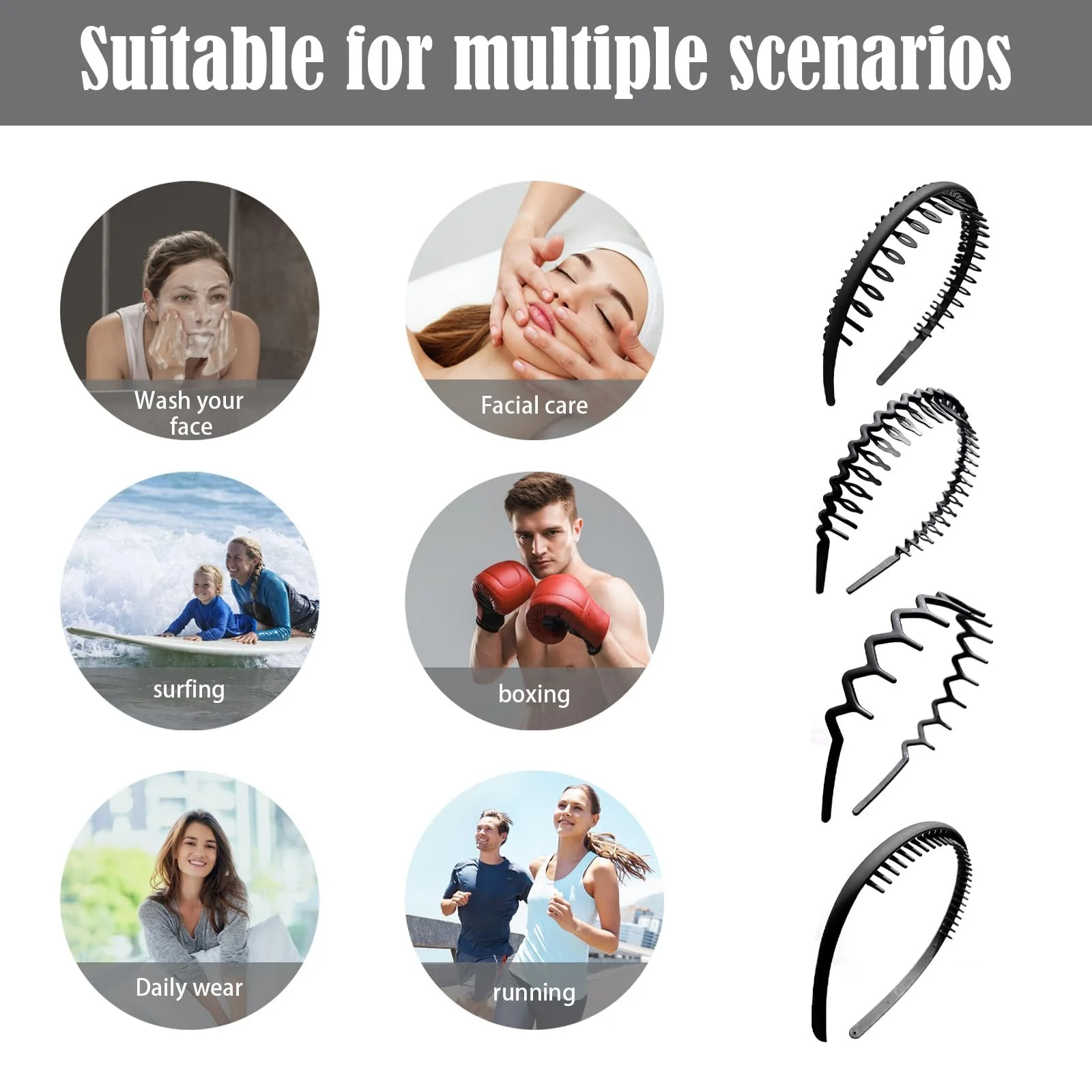 Набір обручів для волосся, фото №5