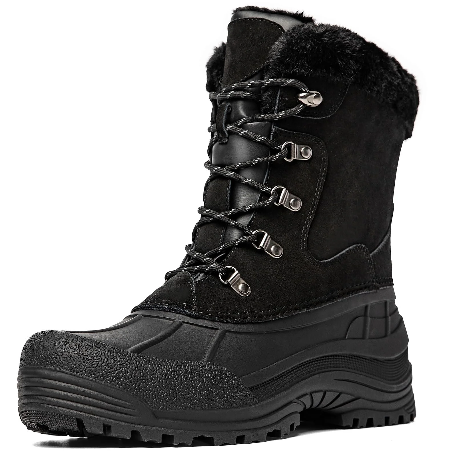 Чоловічі утеплені зимові черевики FREE SOLDIER Водонепроникні Нековзкі, фото №1