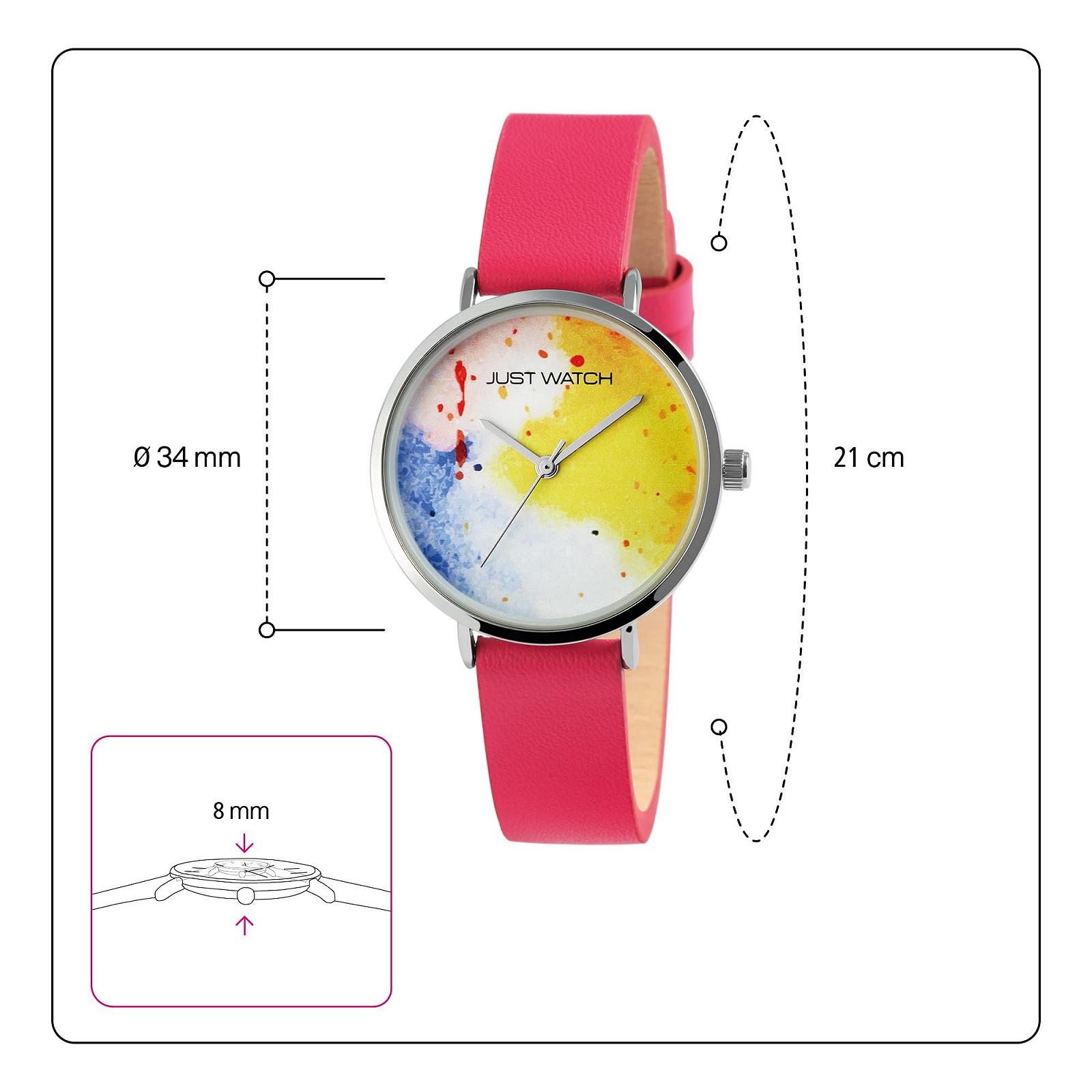 Женские часы Arielle JUST WATCH JW10183 Кожа Разноцветный Мода Аналоговый Кварц, фото №4