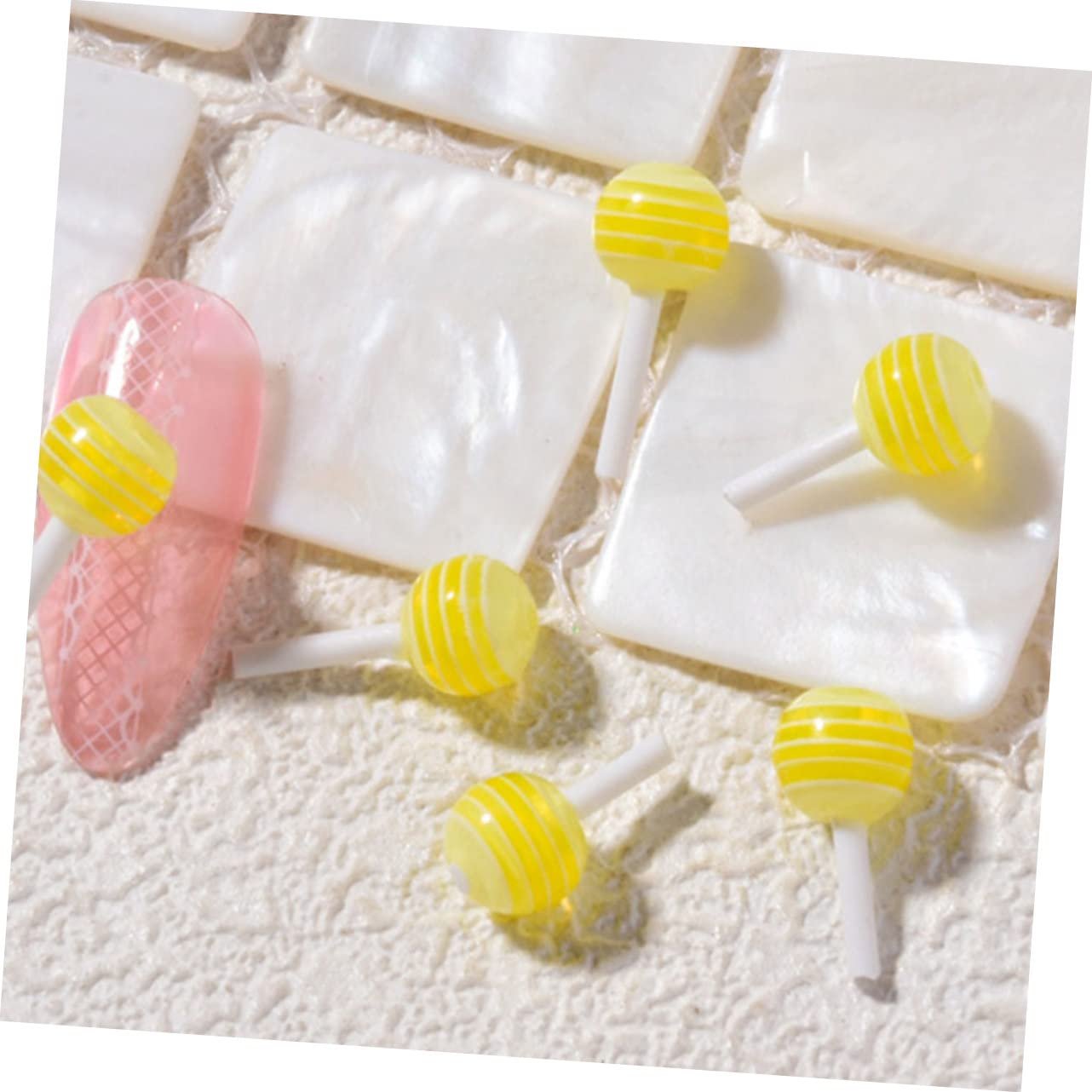 Подвески для ногтей в виде леденцов FRCOLOR, 200 шт., фото №4