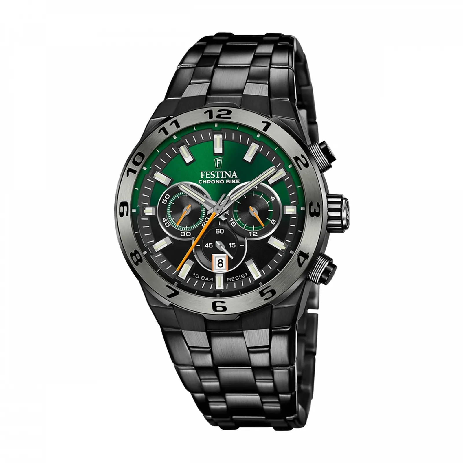 Мужские часы Festina Chrono Bike Special Editions 44.5 мм Зеленый, фото №1 Мужские часы Festina Chrono Bike Special Editions 44.5 мм Зеленый, фото №1