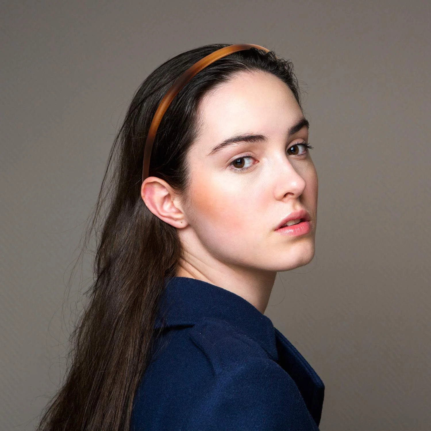 Обруч для волосся Пластиковий Простий 8 мм, 6 штук, Багатокольоровий, фото №3