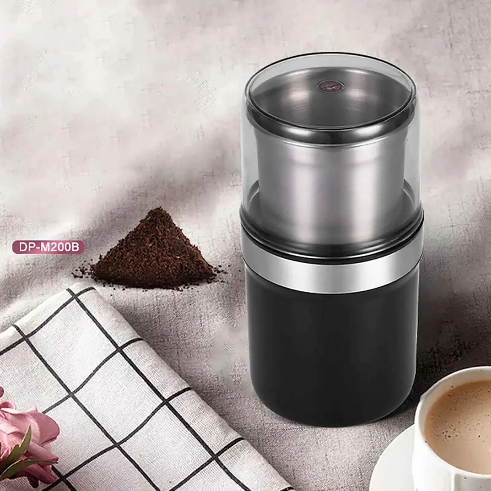 Электрическая кофемолка Toplionace M200B Мини, многофункциональная, для зерна, специй, крупы, кофе, сухого зерна, фасоли, фото №6