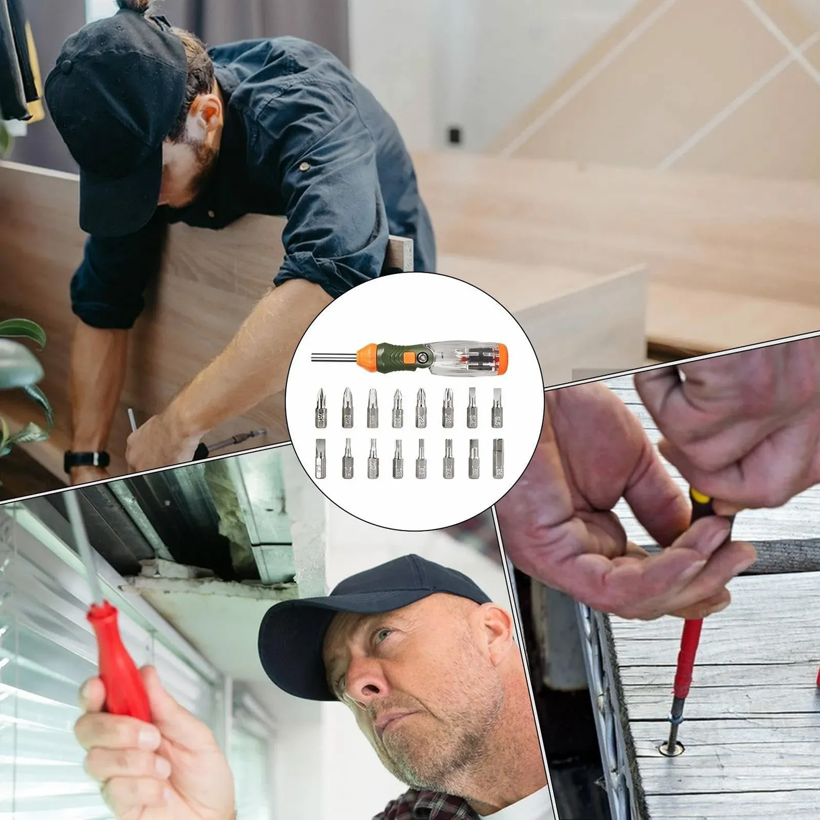 Набір викруток прецизійних реверсивних магнітних з легованої сталі, фото №8