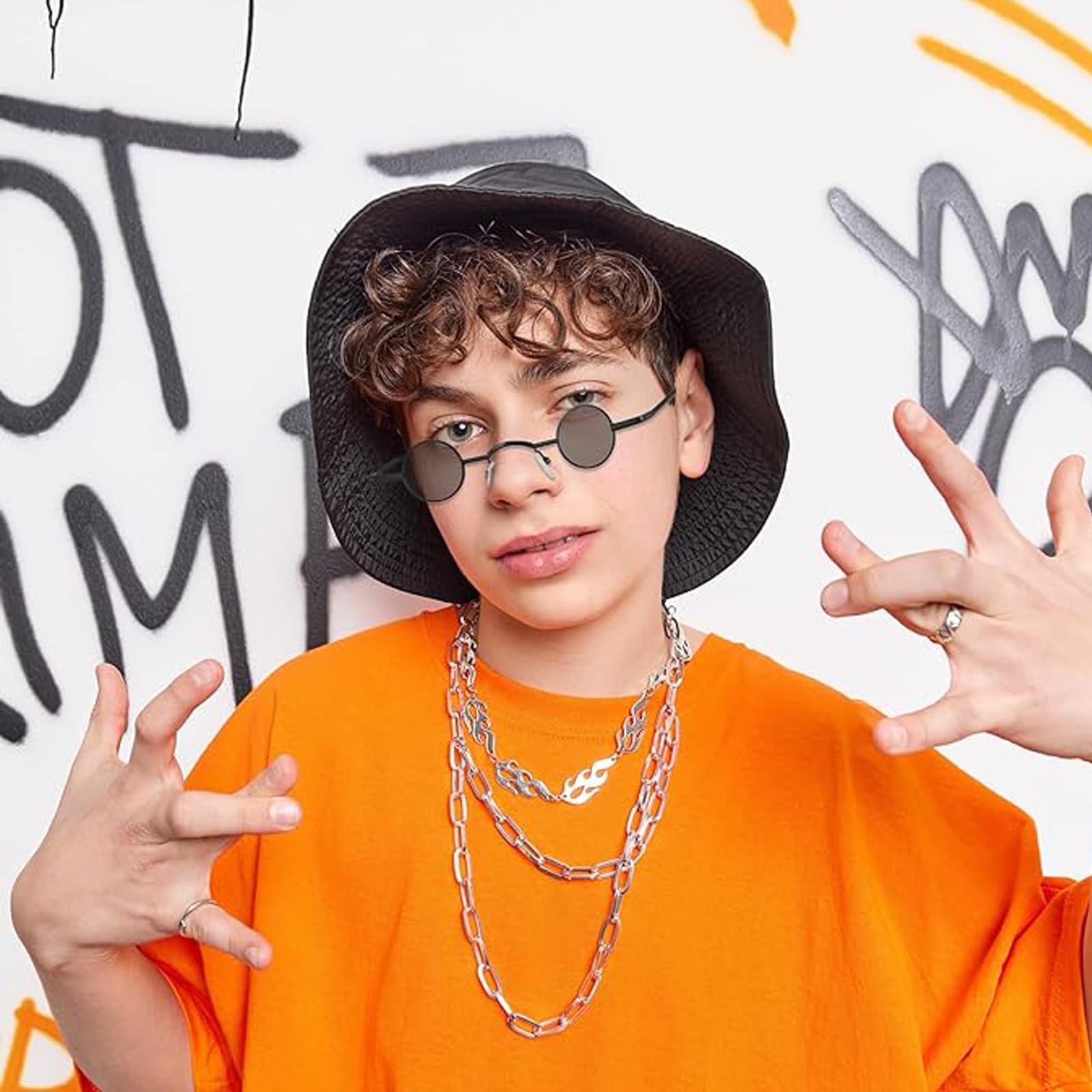 Круглые Солнцезащитные Очки Ahaimy (2 пары) Винтажные, фото №5