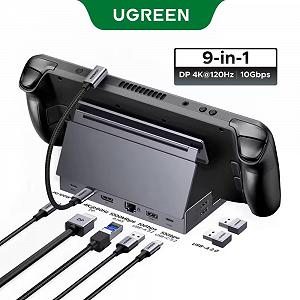 Док-станція Ugreen 9в1 CM800 100W Steam Deck, ROG Ally, Nintendo, X Legion - Фото 1
