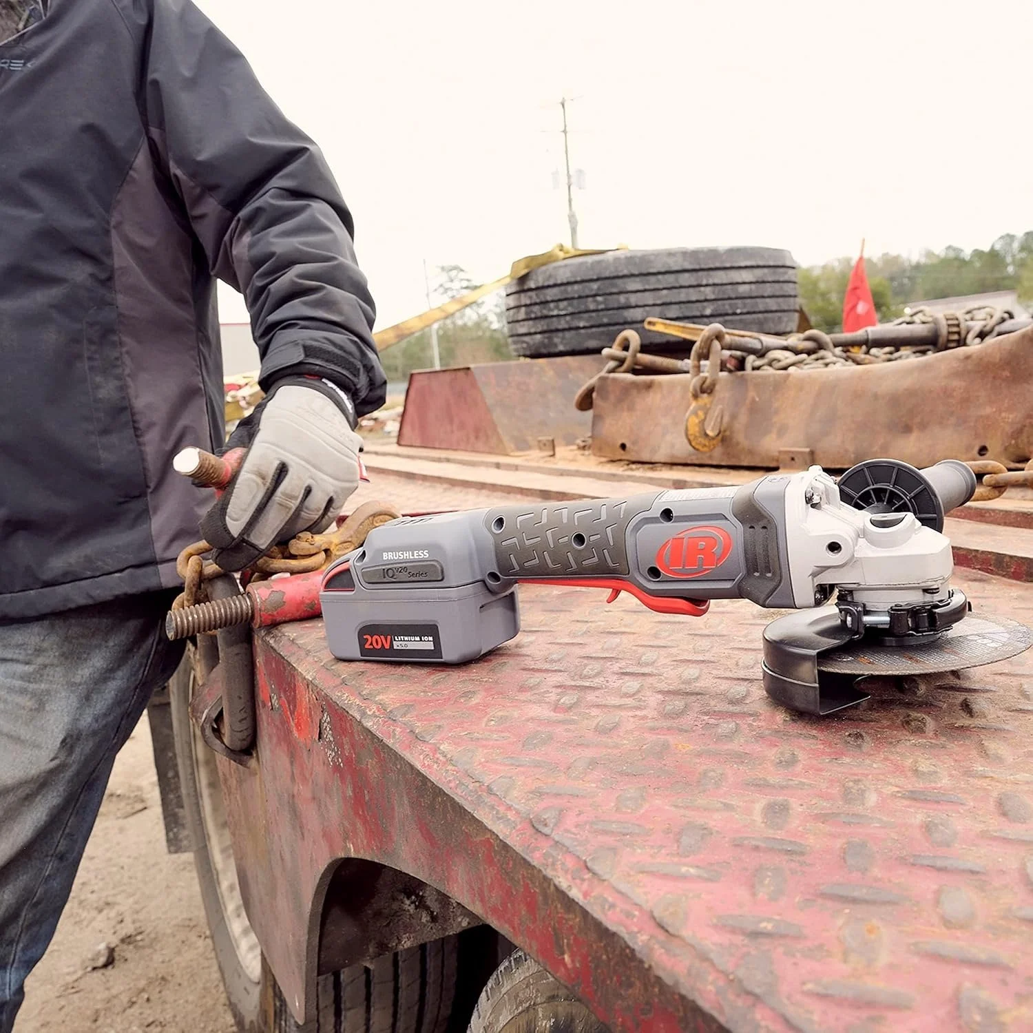 Акумуляторна кутова шліфмашина Ingersoll Rand G5351M, фото №7 Акумуляторна кутова шліфмашина Ingersoll Rand G5351M, фото №7