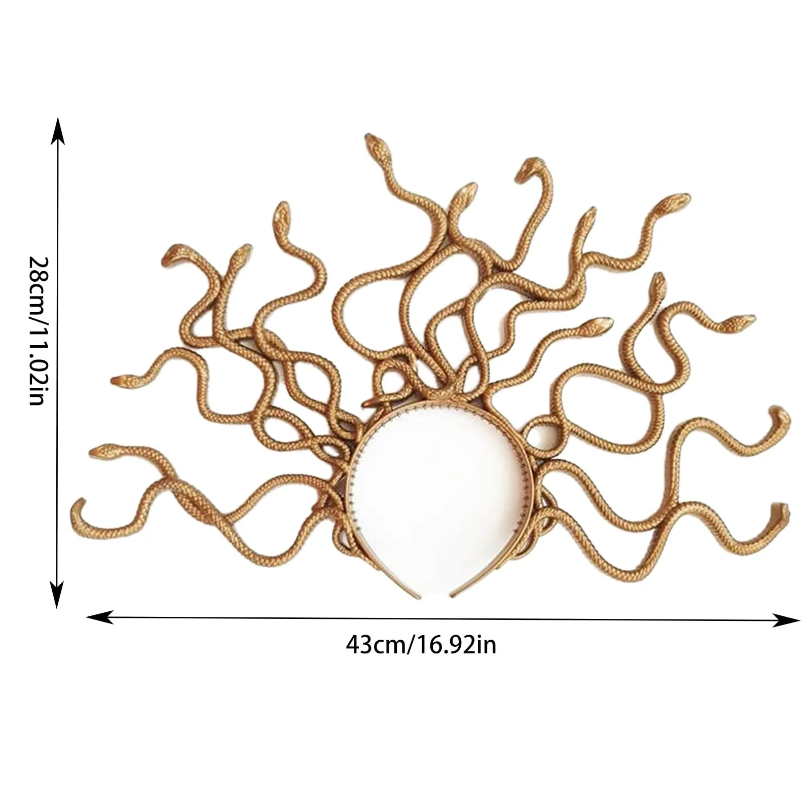 Обруч на голову Медуза, фото №2