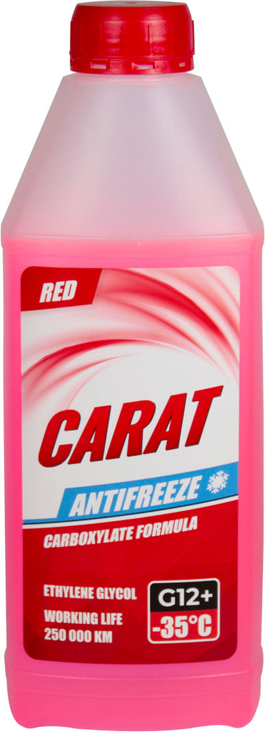 Тосол антифриз червоний 35 Carat G-12+ 0,9кг. KR82325, фото №1