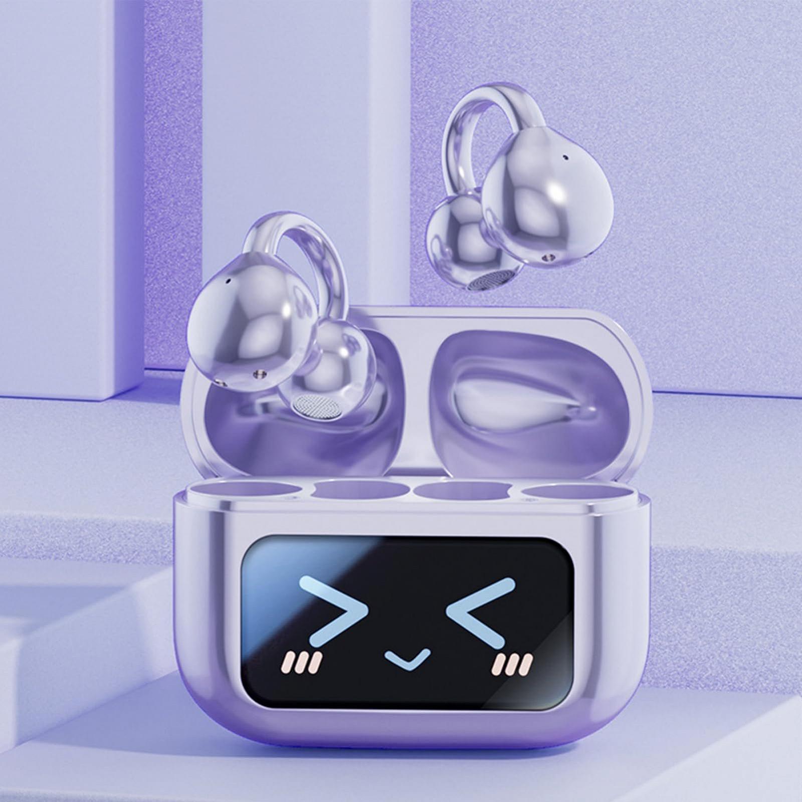 Беспроводные наушники с экраном, интеллектуальная беспроводная, водонепроницаемые, фото №2