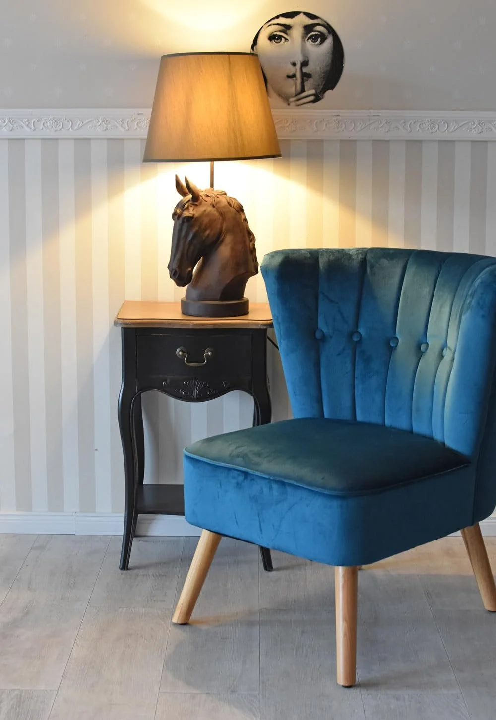 Настольная лампа Palazzo cw214 Голова лошади 66 см E27, фото №5