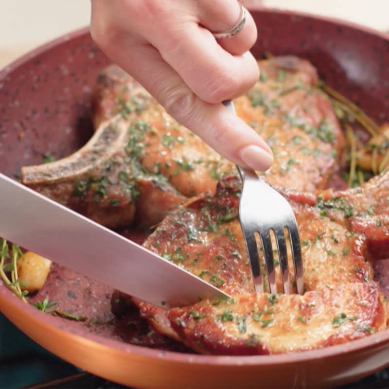 Сковорода Livington Copper & Stone 24 см Антипригарное покрытие устойчивое к царапинам, фото №4 Сковорода Livington Copper & Stone 24 см Антипригарное покрытие устойчивое к царапинам, фото №4