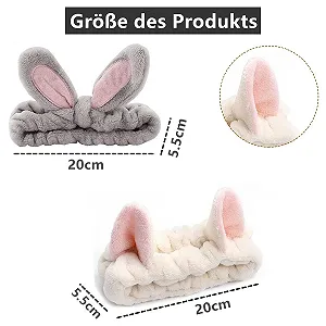 Повязка на голову для волос для макияжа и душа (2 шт.) synthetic.ua - Фото 1