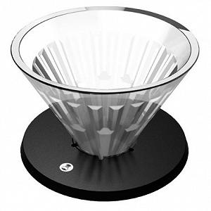 Пуровер Timemore Crystal Dripper 01 Black 10 фильтров - Фото 1